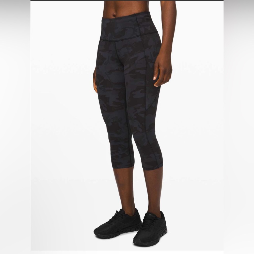 Lululemon Fast and Free Crop II 19" *Non-Reflective